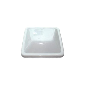 Ventline BVE0108-03 Replacement 14" x 14" Vent Cover for Ventadome E-Z Lift RV Roof Vents - Smoke