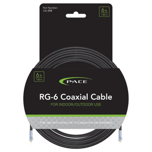 Pace International 135-100 Coaxial Rg-6 Cable 100'