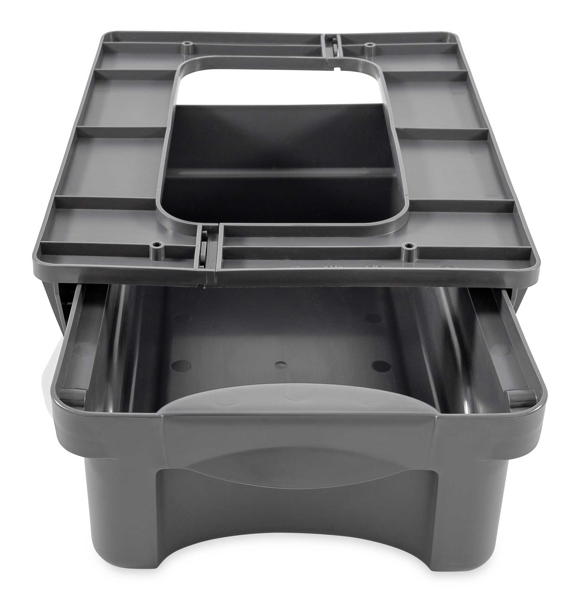 Camco 43450 Pop-A-Drawer RV Under Cabinet Drawer - Charcoal