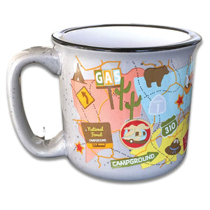 Camp Casual CC-004VB Ceramic Mug - Vintage Blues