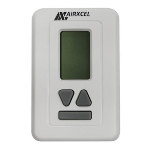 Coleman-Mach 69-1251 Wall-Mount 12V DC Single Stage Digital Thermostat 9430-337 - Heat/Cool, White