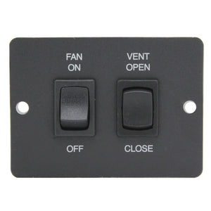 Ventline VC0533-03-A Wall Remote Switch for Ventadome V2119 Series Powered Ventilators - Gray