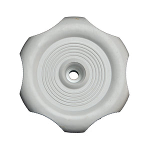 RV Designer H715 Replacement Window Knob - White, 1/2" Shaft