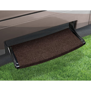 PREST-O-FIT 2-0382 Outrigger Radius XT Curved RV Step Rug - 22", Atlantic Blue