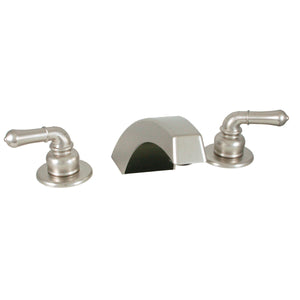 Empire Faucets U-YNN29N Adjustable Non-Metallic Tub Filler with Teapot Handles and Hi-Arc Spout - Brushed Nickel