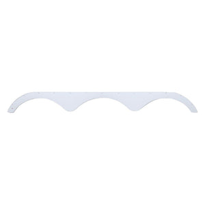 Icon 12327 Triple Axle Fender Skirt FS1931 for Heartland - Black