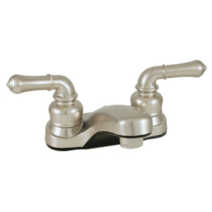 Empire Faucets U-YWI77W-E 4" Non-Metallic Lavatory Faucet with Teapot Handles - White
