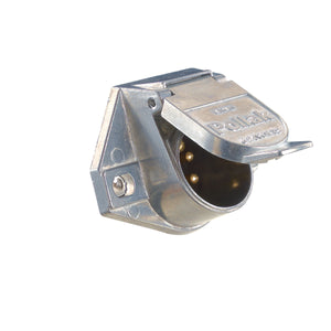 RV Designer P723 7-Way Heavy Duty Socket - Nylon With Solid Pins