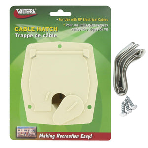 Valterra A10-2151VP Large Square Cable Hatch - White