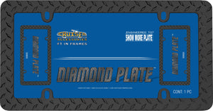 Cruiser Accessories 31030 License Plate Frame - United We Stand, Chrome-Plated Metal