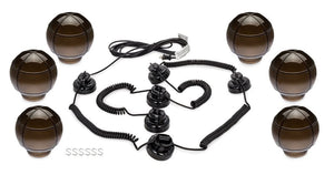 Camco 42764 Outdoor Globe Light Set - 6 Globes, White