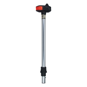 Perko 1421DP2CHR Removable Bi-Color Pole and Utility Light - 12" Height, 0° Rake