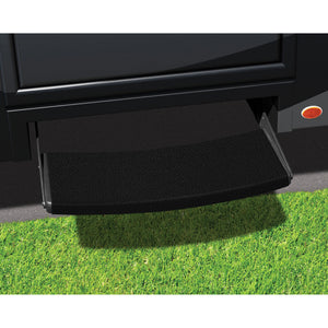 PREST-O-FIT 2-0394 Outrigger Universal RV Step Rug - 22", Black Onyx