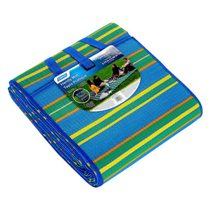 Camco 42818 Handy Mat with Strap - 5' x 6.5', Stars and Stripes