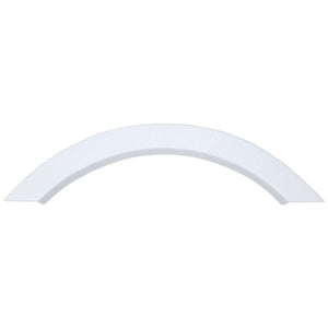 Icon 12022 Single Axle Fender Skirt FS2022 for Bonair - Polar White