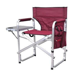 Ming's Mark SL1204-GREEN Stylish Camping Folding Director's Chair - Green
