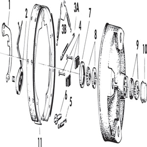 AP Products 014-136445 Electric Trailer Brake Replacement Parts 12" x 2" - Spring and Hardware Kit