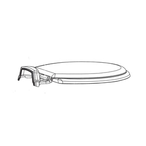 Dometic 385311864 Wood Toilet Seat/Cover - 320/321 Series, Bone