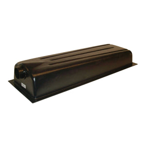 Icon 01611 Holding Tank with Center End Drain HT708ED - 57" x 24.5" x 7", Tank with 3" Spigot and Sensors Installed
