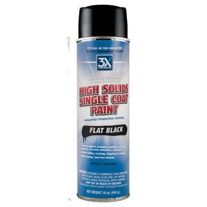 3X Chemistry 373 High Solids Single Coat Aerosol Paint - Gloss Black