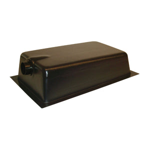 Icon 01611 Holding Tank with Center End Drain HT708ED - 57" x 24.5" x 7", Tank with 3" Spigot and Sensors Installed