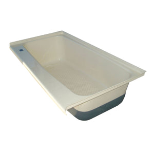 Icon 00480 Bath Tub with Right Hand Drain TU600RH - Polar White
