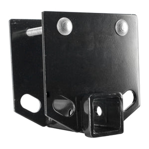 Quick Products QP-DBAR2SB Drop-Down Bumper Receiver Adapter with 2" Receiver, No-Drill, No Weld - Fits 2" x 4" Bumper