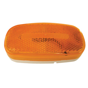 Peterson V180R The 180 Series Piranha LED Oval Clearance/Side Marker Light With Reflex - Red