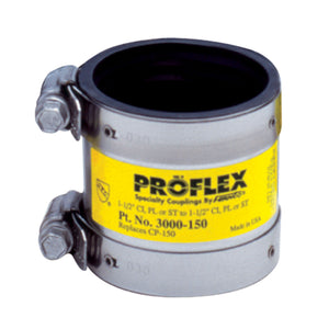 Fernco 3000-22 Proflex Shielded Coupling - 2" x 2"