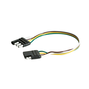 WirthCo 80900 Complete Trailer Connector - 12" Length, 3-Way Flat