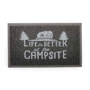Camco 53200 Scrub Rug - Gray/White