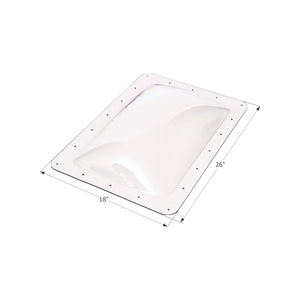 Icon 01819 RV Skylight SL1422 - 14" x 22" x 4", White