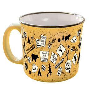 Camp Casual CC-004VB Ceramic Mug - Vintage Blues