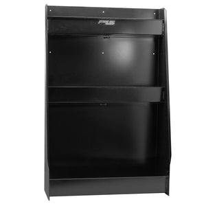 Extreme Max 5001.6102 Aluminum 3-Shelf Open Storage Cabinet for Race Trailer, Garage, Shop, Enclosed Trailer, Toy Hauler - Silver