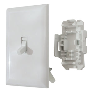 Diamond Group by Valterra DG151TVP Speed Box Toggle Switch with Cover - 15A, 125V, White