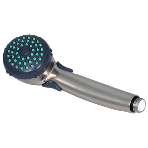 Phoenix Faucets by Valterra PF276038 Single-Function Handheld Shower Head with Trickle Shut-Off - White