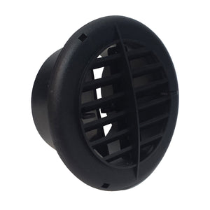 Valterra A10-3350VP Rotating/Dampered Heating and A/C Register - 4" ID x 5-1/2" OD, White