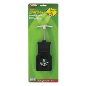 Valterra T1003VPM Bladex Waste Valve with Metal Handle - 3"