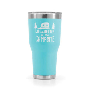 Camco 53058 Tumbler 30 Oz Cool Blue