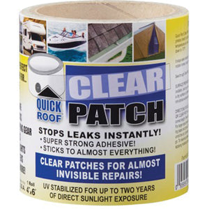 Cofair Products QRCP86 Quick Roof Clear Patch - 8" x 6"