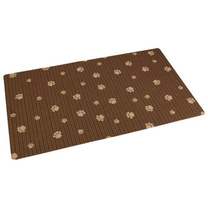 Drymate PPM1220PDB Pet Bowl Placemat - 12" x 20", Dots Black
