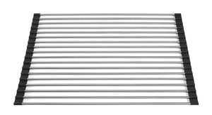 Dehco 137204 Stainless Steel Sink Roll Up Cover - 14 in. x 17 in.