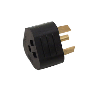 Valterra A10-5030A Mighty Cord Adapter Plug - 50AM to 30AF, Black (Bulk)