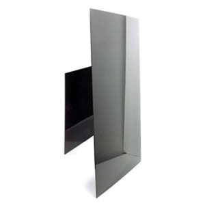 Norcold 639621 Refrigerator Door Panel - Upper, Black Acrylic, Fits NA7LX/NA8LX/NA10LX Models