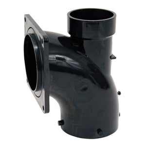 Valterra T1030-1 Flanged Valve Fitting - 3" Hub, 1/4 Bend Heel Inlet