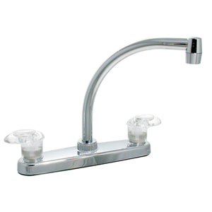 Phoenix Faucets by Valterra PF221202 Catalina Two-Handle 8" Kitchen Faucet with Hi-Arc Spout - White