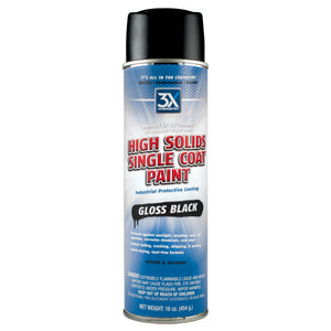 3X Chemistry 373 High Solids Single Coat Aerosol Paint - Gloss Black