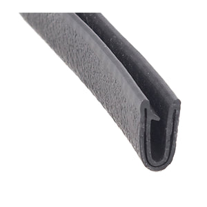 AP Products 018-667 Ribbed Clip-On Trim Seal with PSA (White Tape) - White