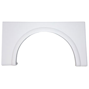 Icon 12022 Single Axle Fender Skirt FS2022 for Bonair - Polar White