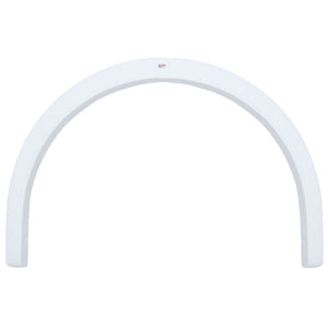 Icon 12022 Single Axle Fender Skirt FS2022 for Bonair - Polar White